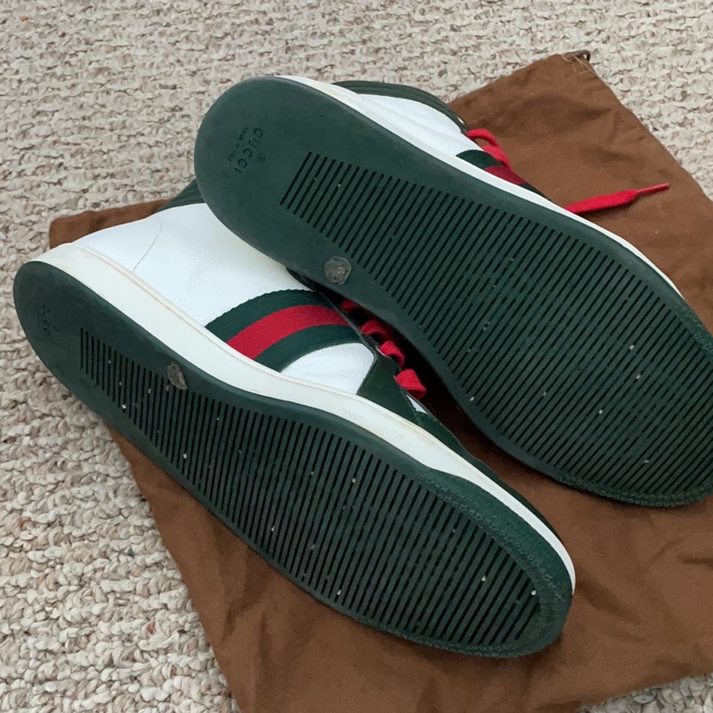 Authentic Gucci high top  sneakers - Picture 7 of 8